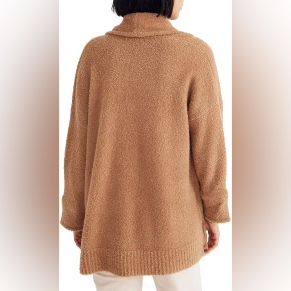Madewell Gallatin Shawl-Collar Cardigan Sweater in Tan Size XS - Picture 4 of 9